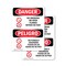 Signmission 7 in Width, Vinyl Decal, Rectangle, Bilingual OS-2PACK-DS-D-710-VS-1477 - alternate 1